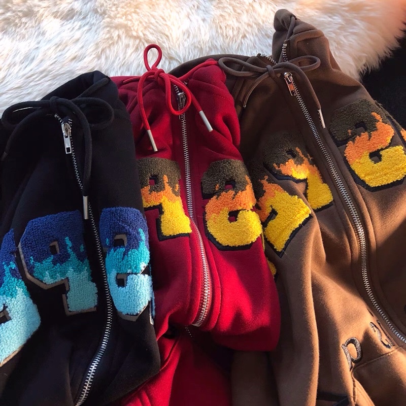 [Tạm ngưng OD] Áo Khoác Nỉ Hoodie chữ thêu nam nữ |kèm ảnh thật 100%| | BigBuy360 - bigbuy360.vn