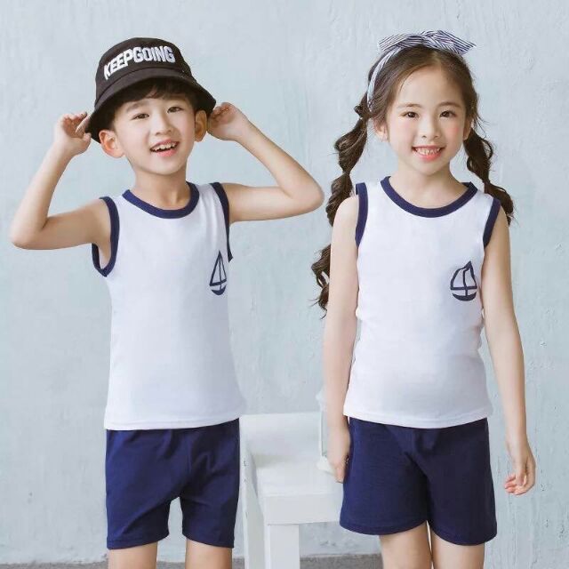 Combo Bộ ba lỗ bé trai bé gái