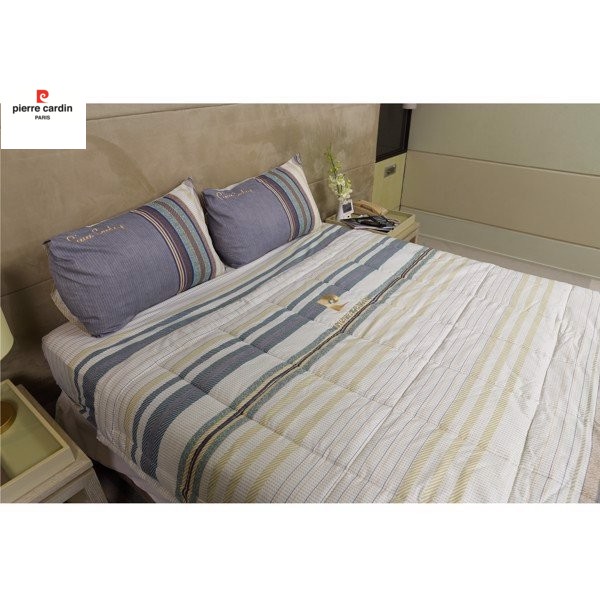 Bộ Drap Gối Thổ Cẩm Tencel Silky Pierre Cardin PCABDTF002