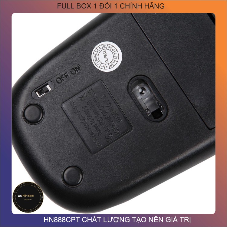 chuột không dây giá rẻ 2.4GHz, chuột không dây siêu nhỏ gọn giá rẻ[không bao gồm pin]