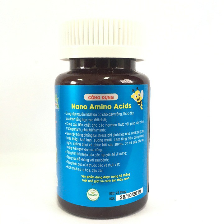 Phân bón hữu cơ Nano amino acids chống sốc cây, bộ sản phẩm kiên trần