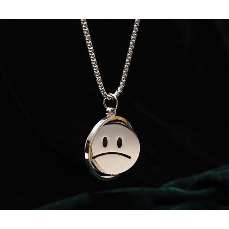 Dây Chuyền Thời Trang Unisex ICON Hai Mặt Buồn Vui Basic Loki Accessories