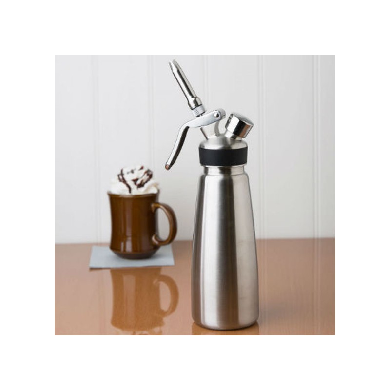 [Chính hãng] Bình xịt kem tươi vòi inox hãng Mosa 500ml - 1000ml sáng bóng bền đẹp