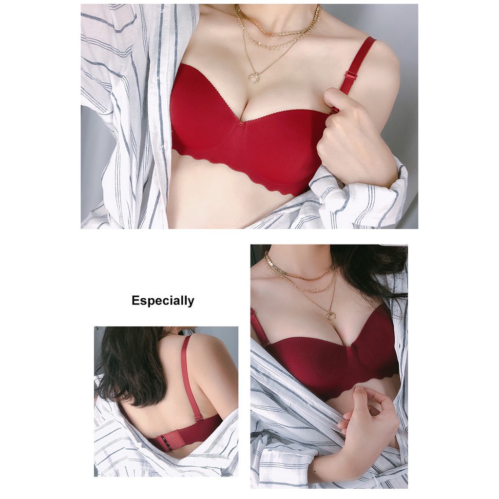 Áo nâng ngực nữ đúc su đệm dày hình bàn tay tôn vòng 1 quyến rũ KIMCHIBIKINI đồ lót thông hơi gợi cảm AL018