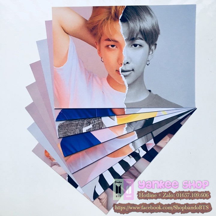 Poster BTS album Love Yourself Answer ver L - hình Jungkook, ảnh V, KPOP