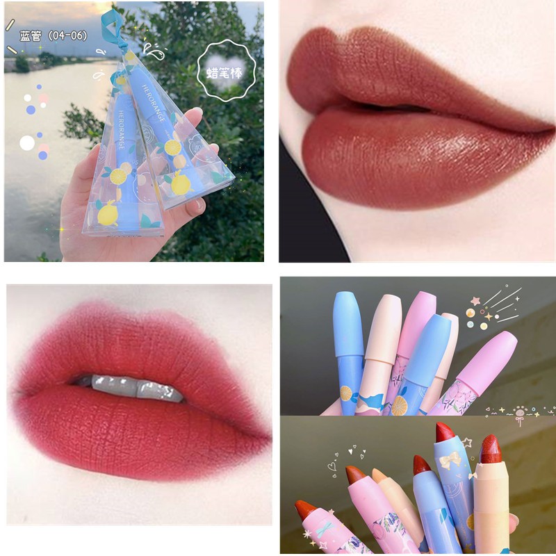 HERORANGE Son dưỡng môi dạng lỏng không màu trong suốt chất lượng cao | BigBuy360 - bigbuy360.vn