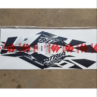 Bộ tem nhập satria fi 2018 - màu trắng đen