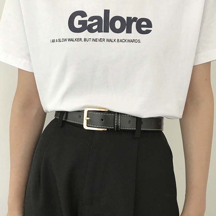 THẮT LƯNG NAM NỮ DA ĐẸP UNISEX Cài Vuông chữ nhật TL009
