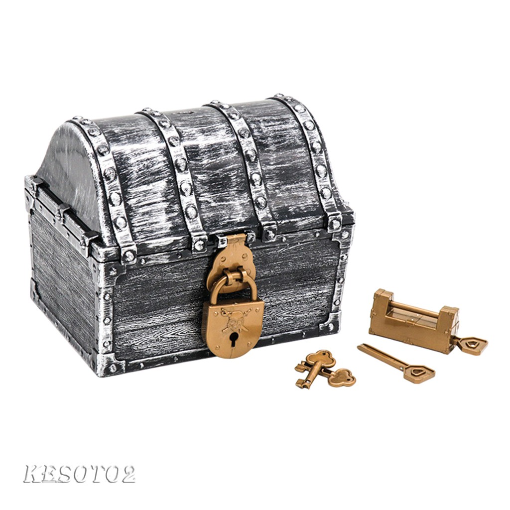 Hộp Đựng Trang Sức Hình Rương Kho Báu Hải Tặc Của Kesto2