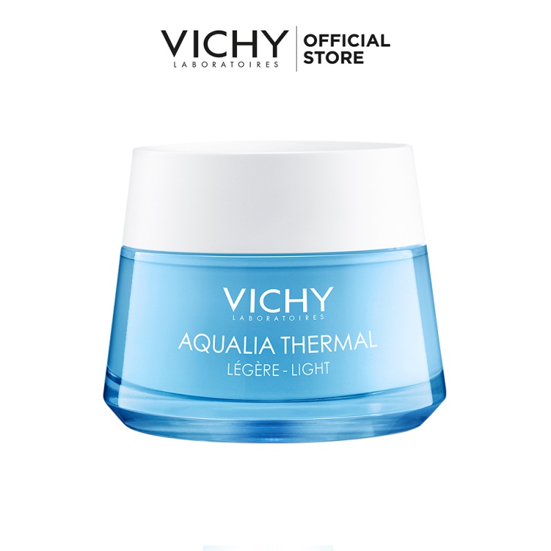 Kem dưỡng ẩm cung cấp nước cho da căng mịn ẩm mượt Vichy Aqualia Thermal Rehydrating Cream-Light 50ml