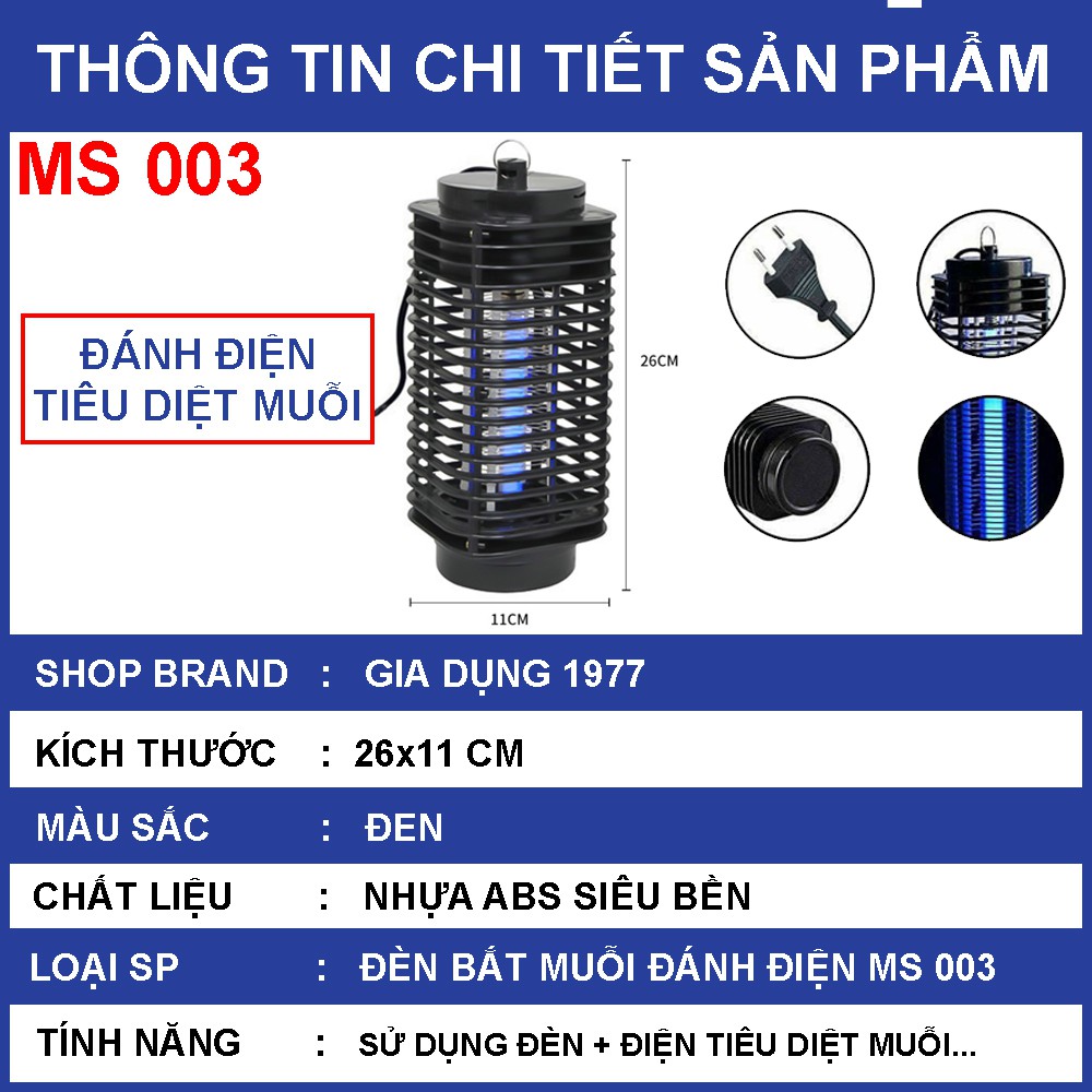 Đèn Bắt Muỗi Côn Trùng Thông Minh Thế Hệ Mới Sử Dụng Đèn LED và Đầu Cắm USB An Toàn, Tiện Dụng