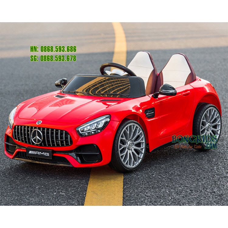 Xe ô tô điện trẻ em HM2588 📛BẢN QUYỀN MERCEDES📛 xe ô tô điện cho bé 4 động cơ, 2 chỗ ngồi riêng biệt, tải 50kg