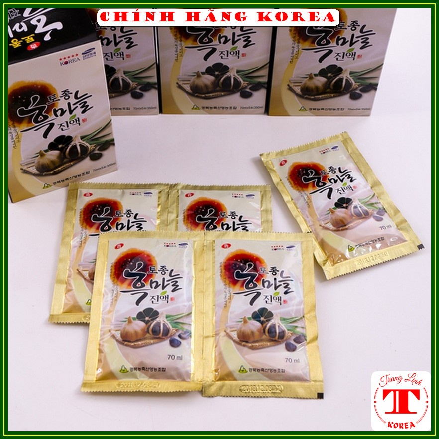 Tinh chất tỏi đen hàn quốc Black Garlic Extract Nước tỏi đen hộp 30 gói, tranglinh