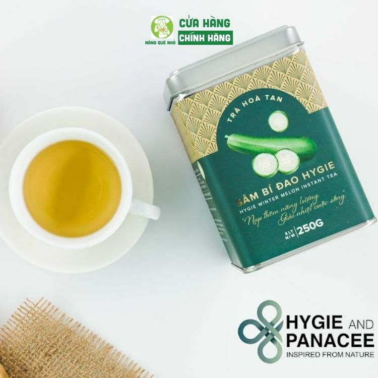 Trà Sâm Bí Đao Hygie Dạng Cốm Hòa Tan Pha Dùng Trực Tiếp Thanh Nhiệt Đẹp Da Đẹp Dáng Mát Gan Đạt Chuẩn Iso