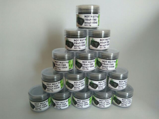 Bột Mặt nạ than tre hoạt tính nguyên chất hủ 15g | BigBuy360 - bigbuy360.vn