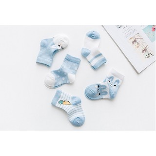 Set 5 đôi tất lưới, tất 3d, vớ socks cho bé đáng yêu dễ thương
