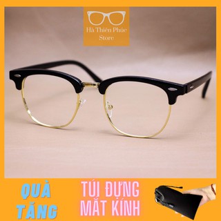 [KÍNH NỮA GỌNG] Sang Trọng, Thời Trang và Cá Tính UNISEX - Tặng Túi Bảo quản Mắt Kính - Gọng Kính Cận, Tròng không Độ