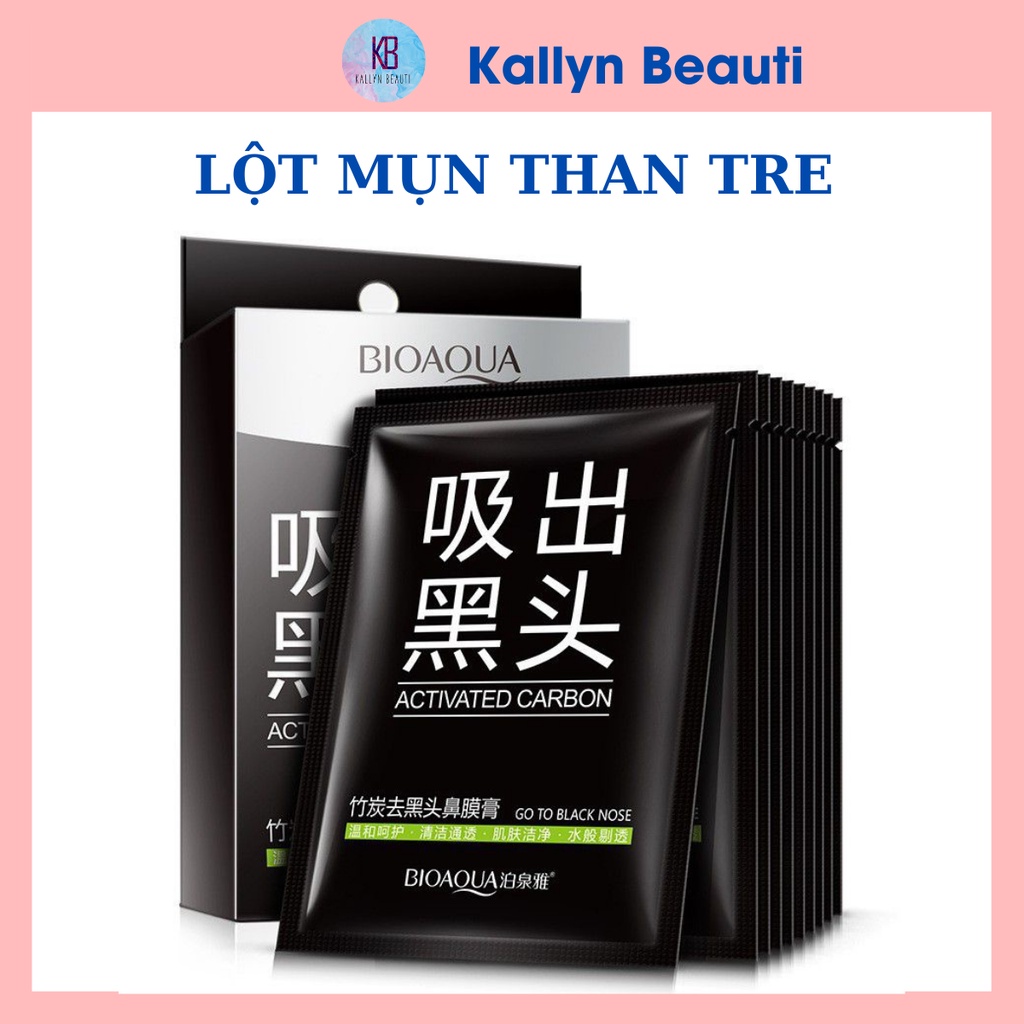 Gel Lột Mụn Đầu Đen Bioaqua Mụn Cám Mụn Mũi Than Tre Than Hoạt Tính Kallyn Beauti