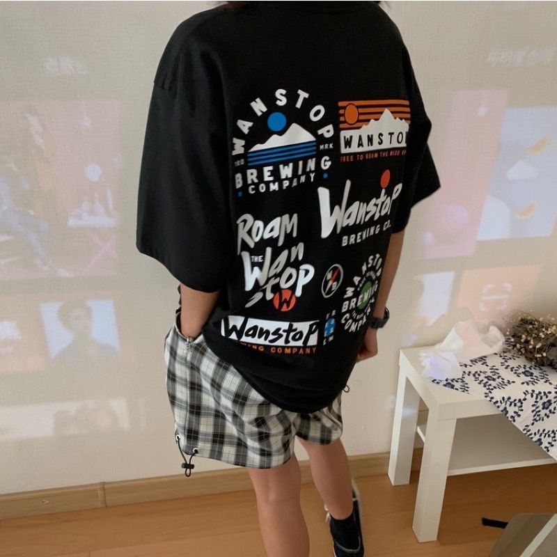 Áo Thun Tay Lỡ 100% Cotton Nam Nữ Form Rộng Unisex Ulzzang
