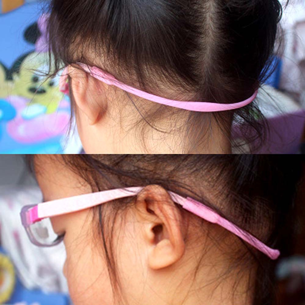 Dây Đeo Kính Bằng Silicon Màu Trơn Thời Trang Cho Bé