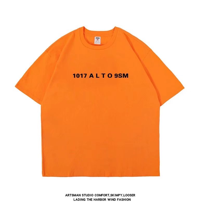 Áo Thun Tay Ngắn Dáng Rộng Cổ Tròn In Chữ Thời Trang Mùa Hè Cho Nam Và Nữ Size M-8XL