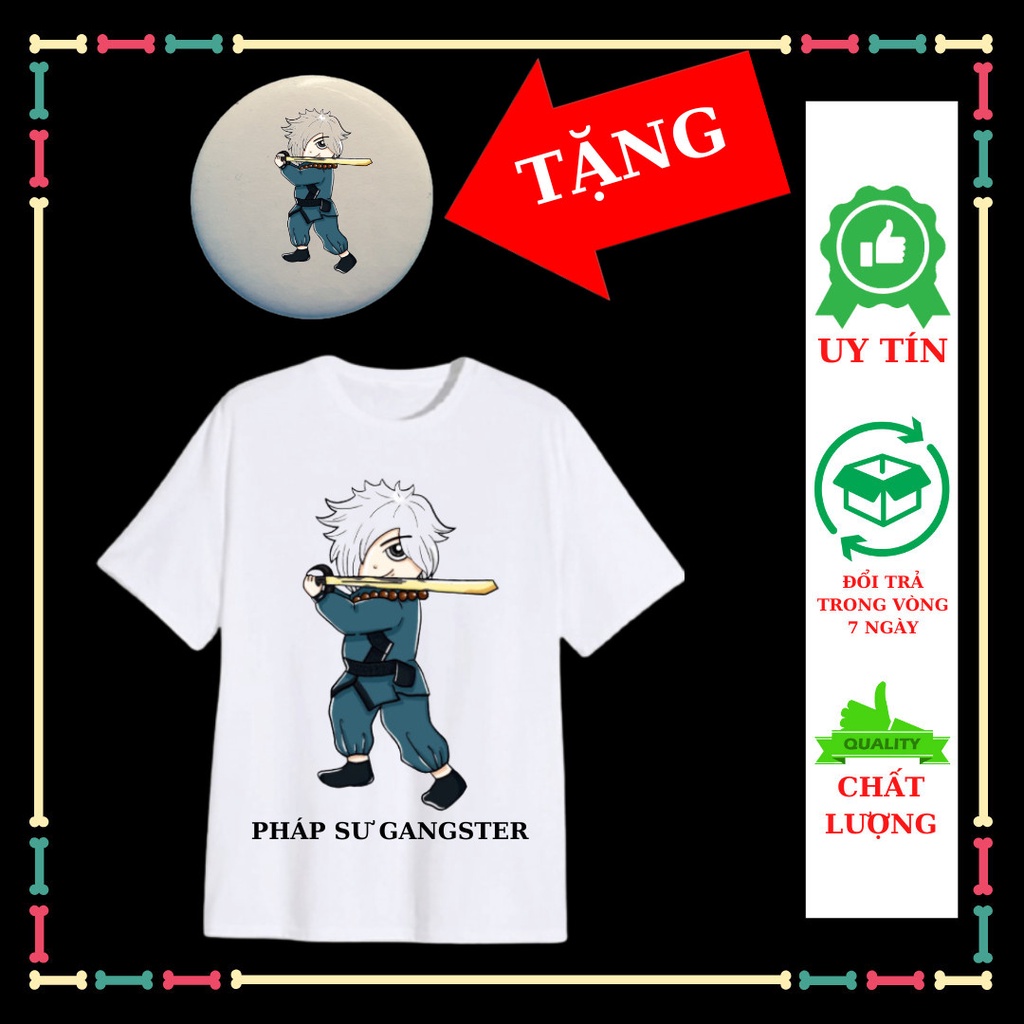 Áo Thun Xịn Xò cho bé Trai in hình Pháp sư Gangster - Biệt đội Gangster