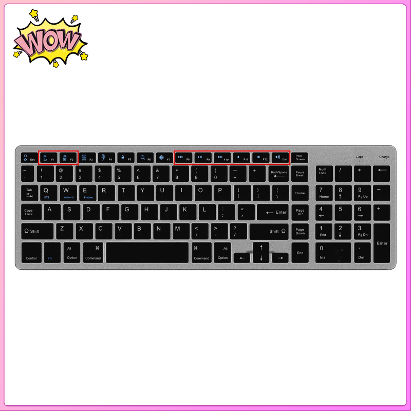 Bàn Phím Bluetooth Sakura Không Dây Cho Windows Ios Android Laptops Color | BigBuy360 - bigbuy360.vn