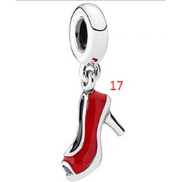 Mặt Dây Chuyền Bạc 925 Hình Giày Công Chúa Và Chiếc Giày