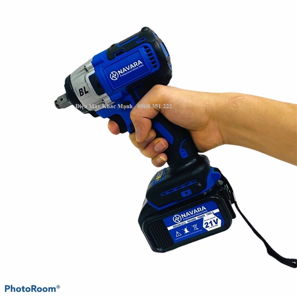 Máy Siết Bulong NAVARA NVR-6001 Tặng Bộ Phụ Kiện, Bảo Hành Chính Hãng 12 Tháng