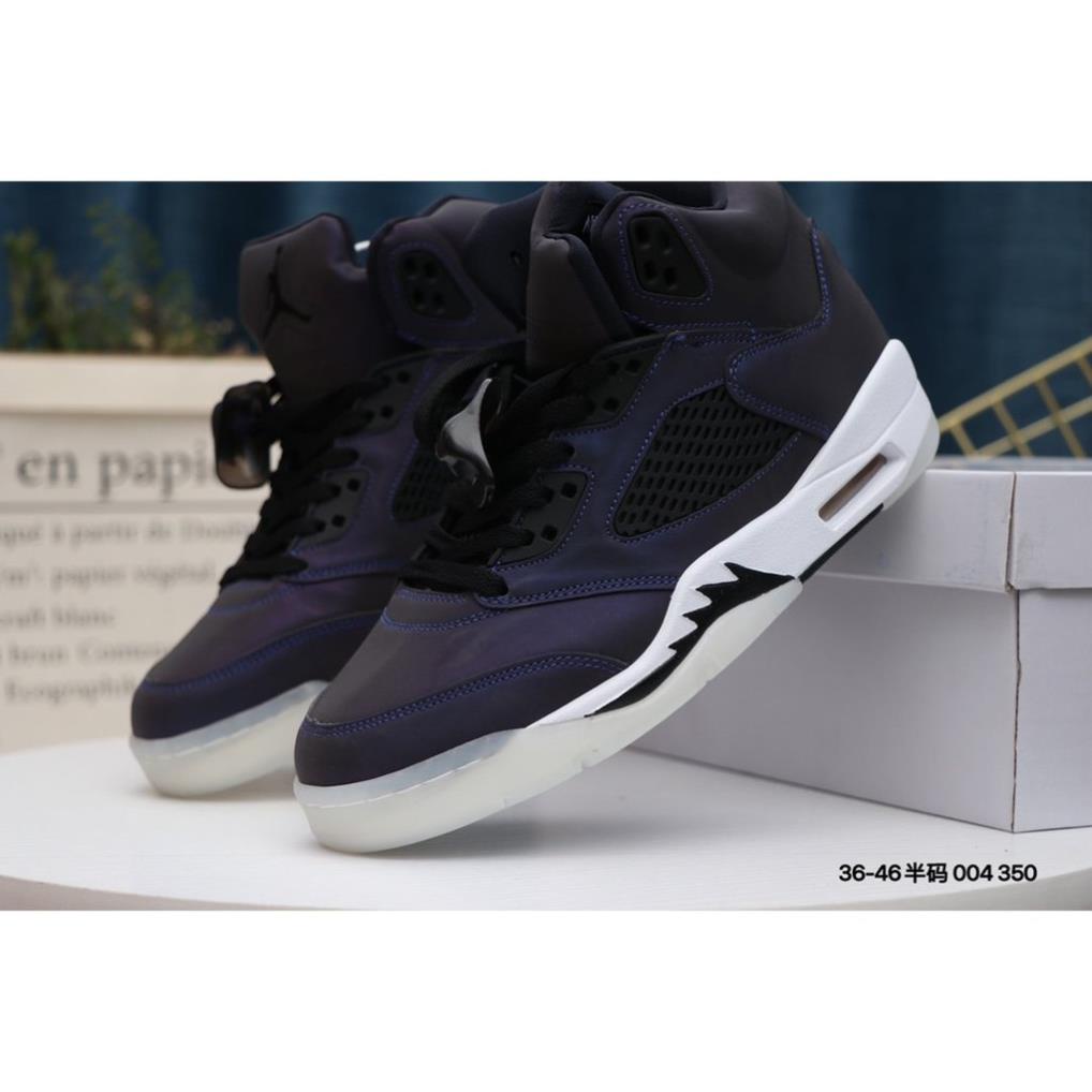 ⚡ Xả Hết Giày Bóng Rổ Air Jordan 5 Oil Aj 5 Màu Xám * ⁸ ⚡ ' ' 🌺 neww * .