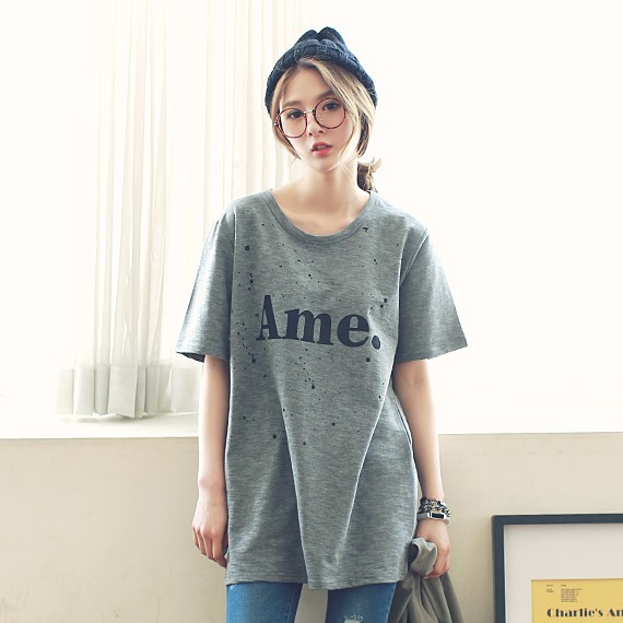 Áo thun nữ form rộng tay ngắn Emilyshop