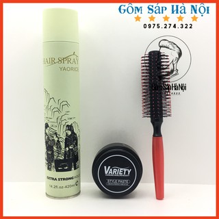 Gôm xịt tóc hair spray & sáp varyety