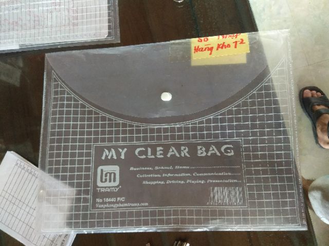 10 chiếc túi đựng hồ sơ clear bag