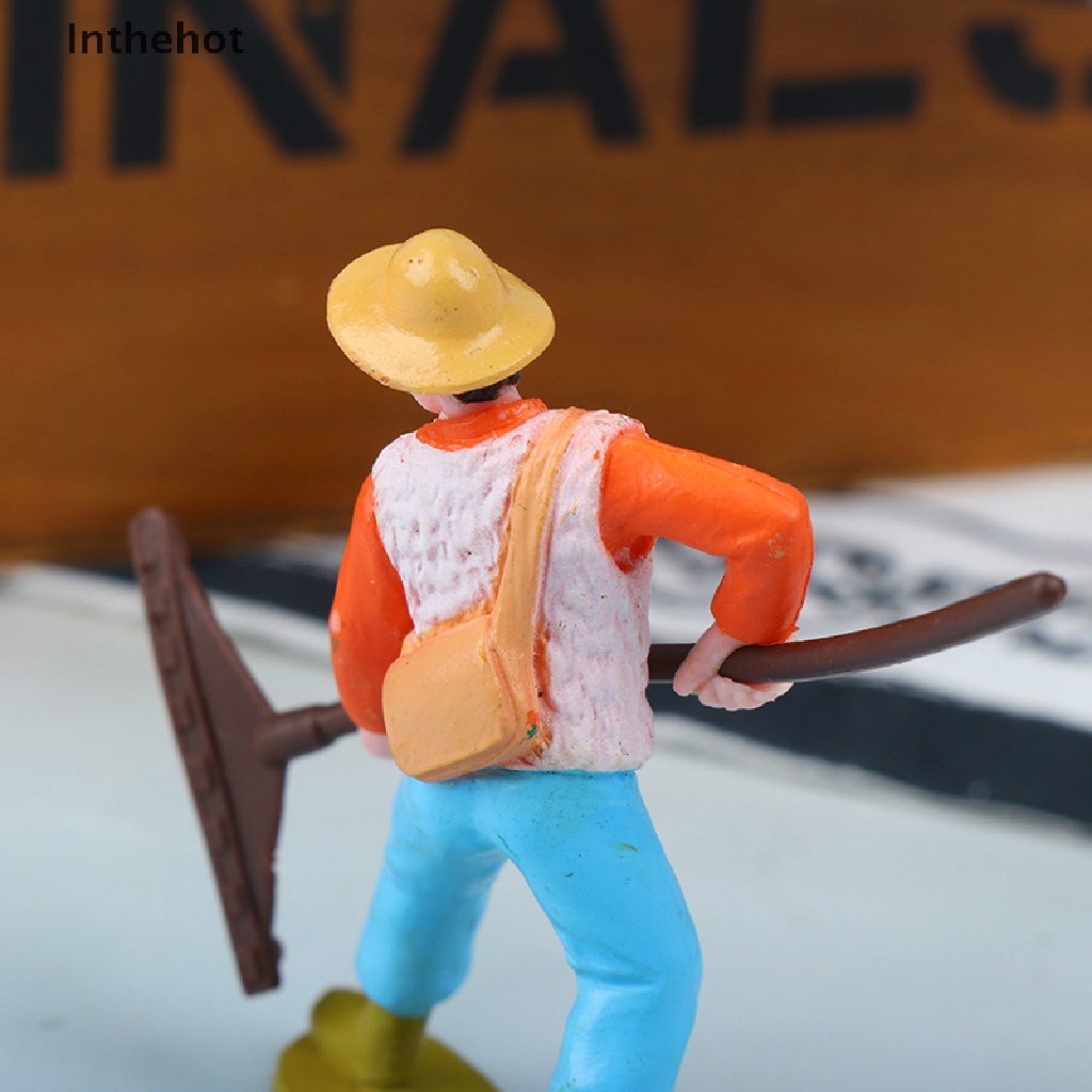 Mô Hình Chú Heo Và Bò mini Dùng Trang Trí Nông Trại DIY