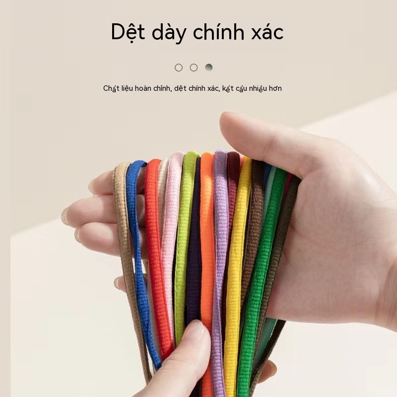 1 Cặp✨COD✨  Dây Giày Thể Thao dây buộc phẳng đầy màu sắc dây buộc màu trắng Dây giày dẹt giày  YM03
