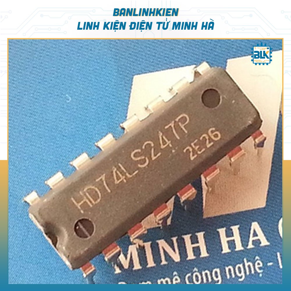 IC Chức Năng 74LS247 DIP16 IC BCD