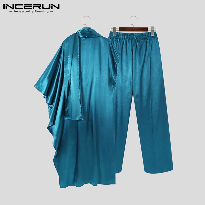 Set đồ 3 món INCERUN kiểu Hồi Giáo thời trang cho nam