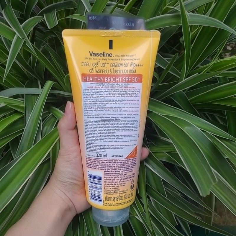 Sữa Dưỡng Thể Vaseline Perfect Serum 50X Tuýp 300ml