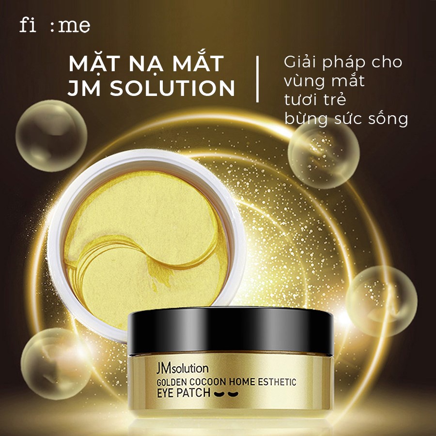 MẶT NẠ MẮT KÉN TẰM CẢI THIỆN NẾP NHĂN, CHỐNG LÃO HÓA JM SOLUTION GOLDEN COCOON HOME ESTHETIC EYE PATCH CHÍNH HÃNG - 9811