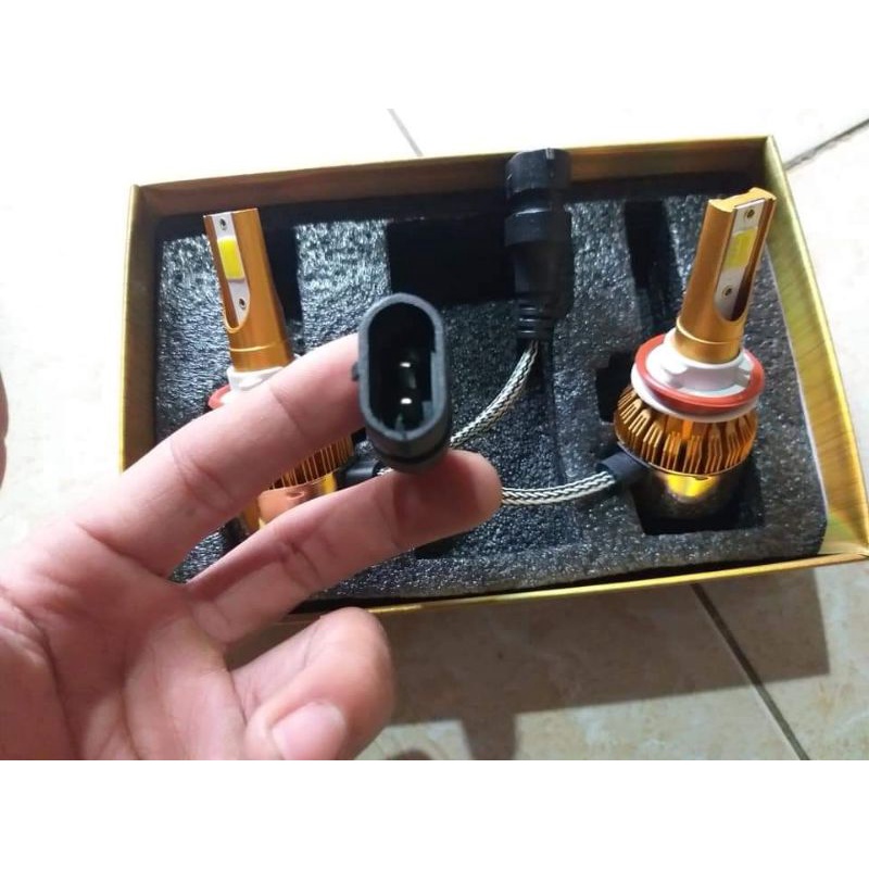 đèn pha , cos , gầm cho ô tô và xe máy [ led 2 màu hai chế độ siêu sáng]