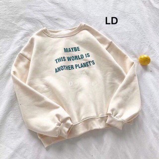 [KThu} Áo nỉ thụng MAYTHE LDV627 {CuBin}