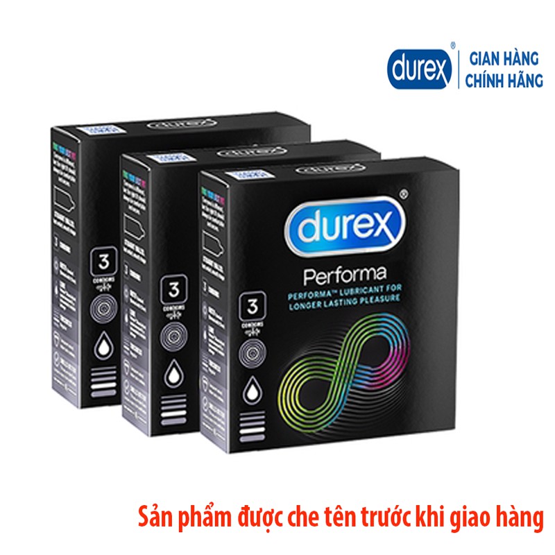 [Kéo Dài Thời Gian] BCS Durex Performa Hộp 3 chiếc