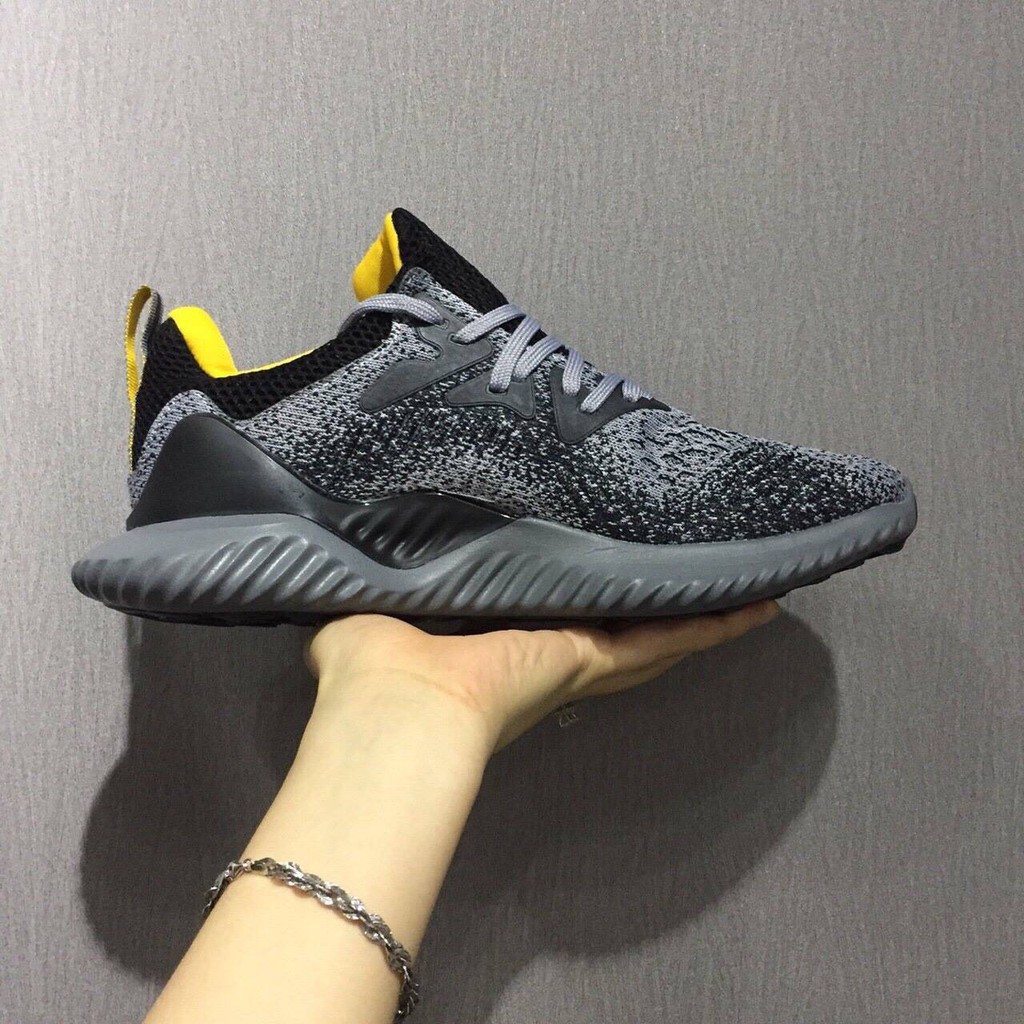 Giày Adidas Alphabounce Xám Vàng (fullbox + freeship)