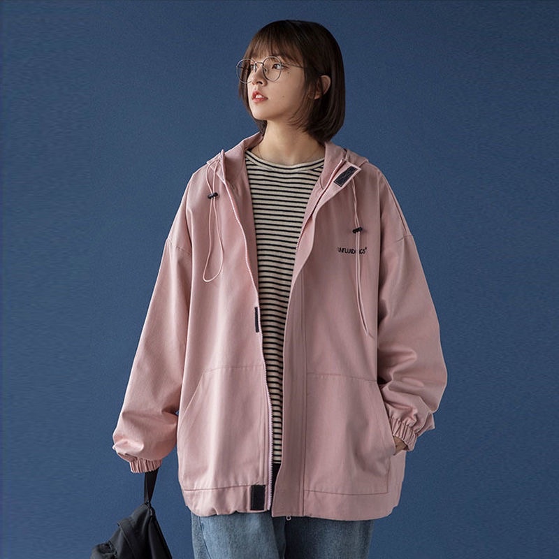Áo Khoác Gió Có Mũ UNF Dài Tay Oversize Unisex Nam Nữ, Áo Jacket Chống Gió Hạn Chế Thấm Nước