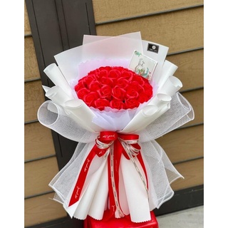 [Quà tặng] Bó hoa sáp thơm bó tròn 30 bông lưu hương cực lâu - Món quà ý nghĩa cho người yêu, bạn bè và người thân