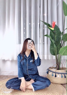 ĐỒ BỘ PIJAMA LỤA REN -TAY DÀI QUẦN DÀI