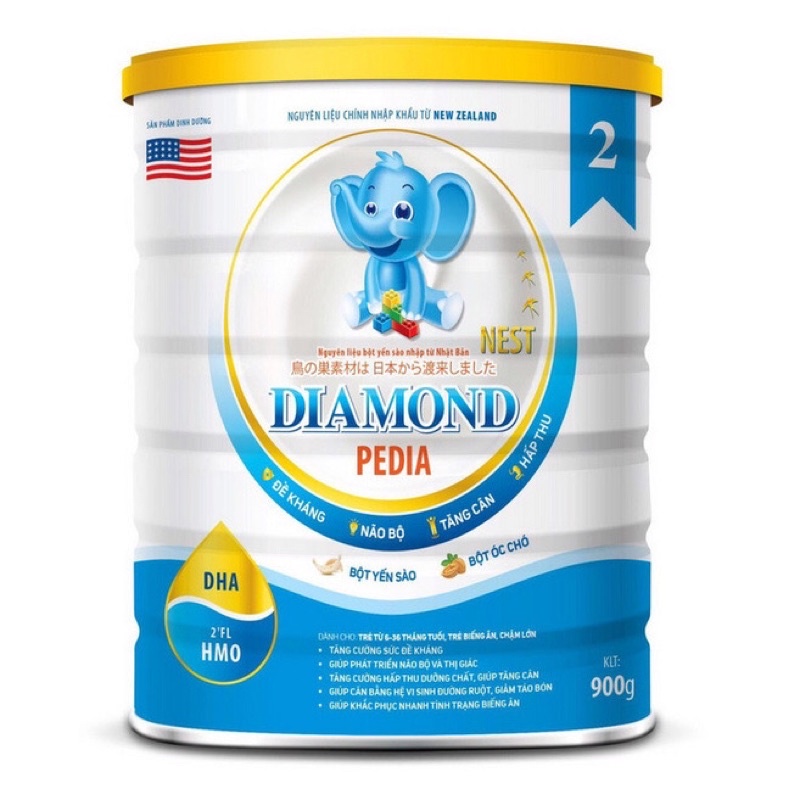 Sữa DIAMOND Nest  - lon 400g/ lon 900g (Dành cho trẻ từ 6-36 tháng )