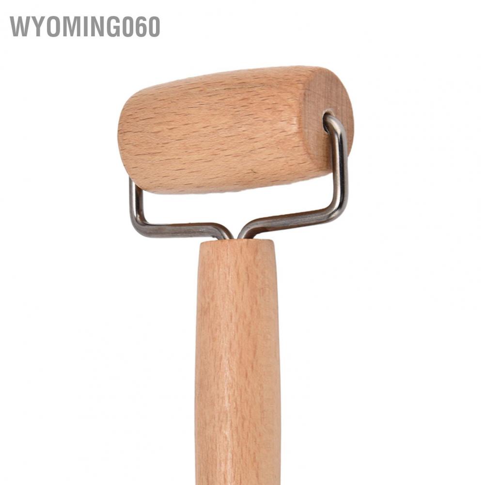 Wyoming060 Dough Roller Covering Technology Exterior Polishing Comfortable Grip Wood Material Pizza