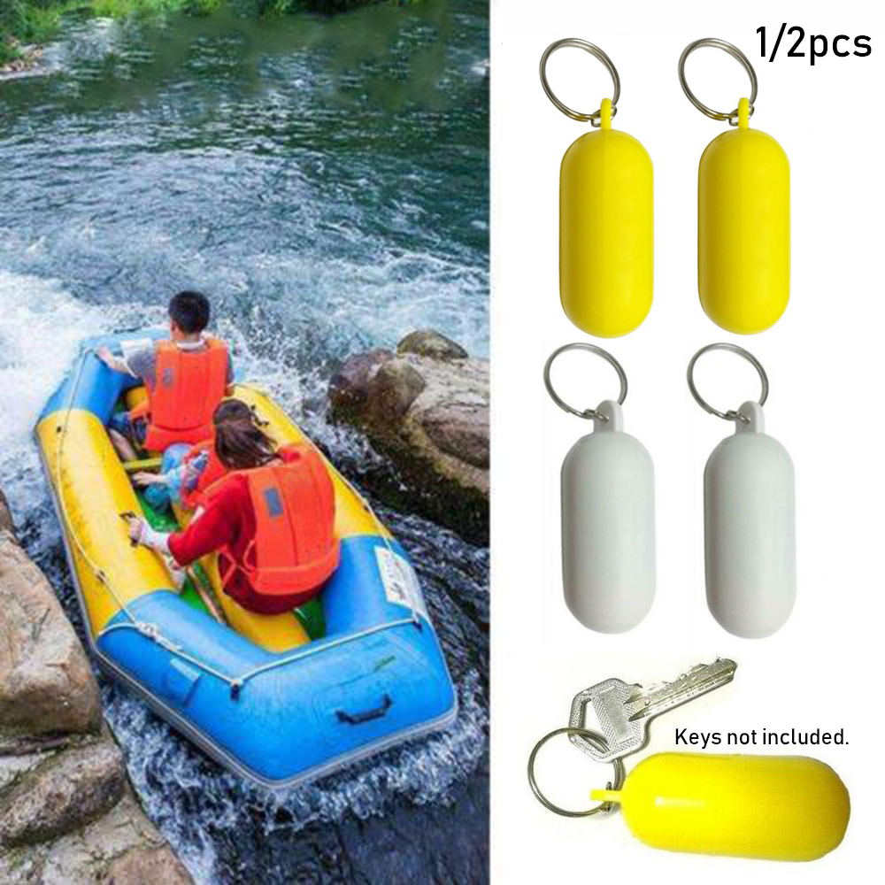 FENDER Set 1 / 2 Giá Đỡ Móc Chìa Khóa Phao Nổi Trên Mặt Nước 2 Màu Chất Lượng Cao Cho Thuyền Kayak