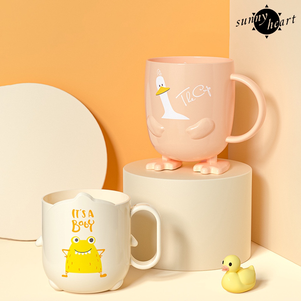 Cốc Đựng Bàn Chải Đánh Răng Chống Sốc Chống Sốc Hình Hoạt Hình Dễ Thương Cho Trẻ Em